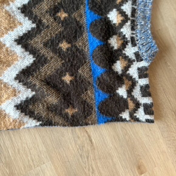 Free People Timber Trail Wool Alpaca Cape Poncho  XS - Picture 7 of 10